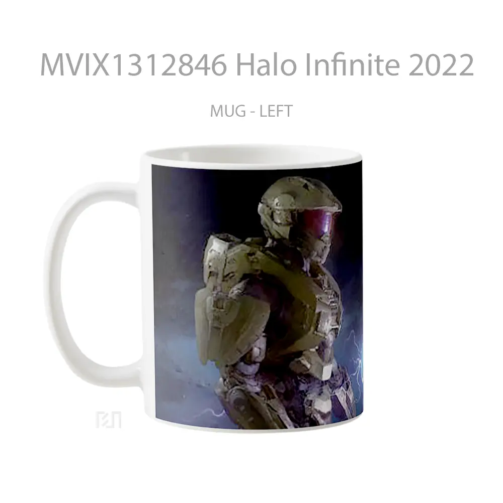 Mug Halo Infinite 2022 Cangkir Gamer - All-side / Desain