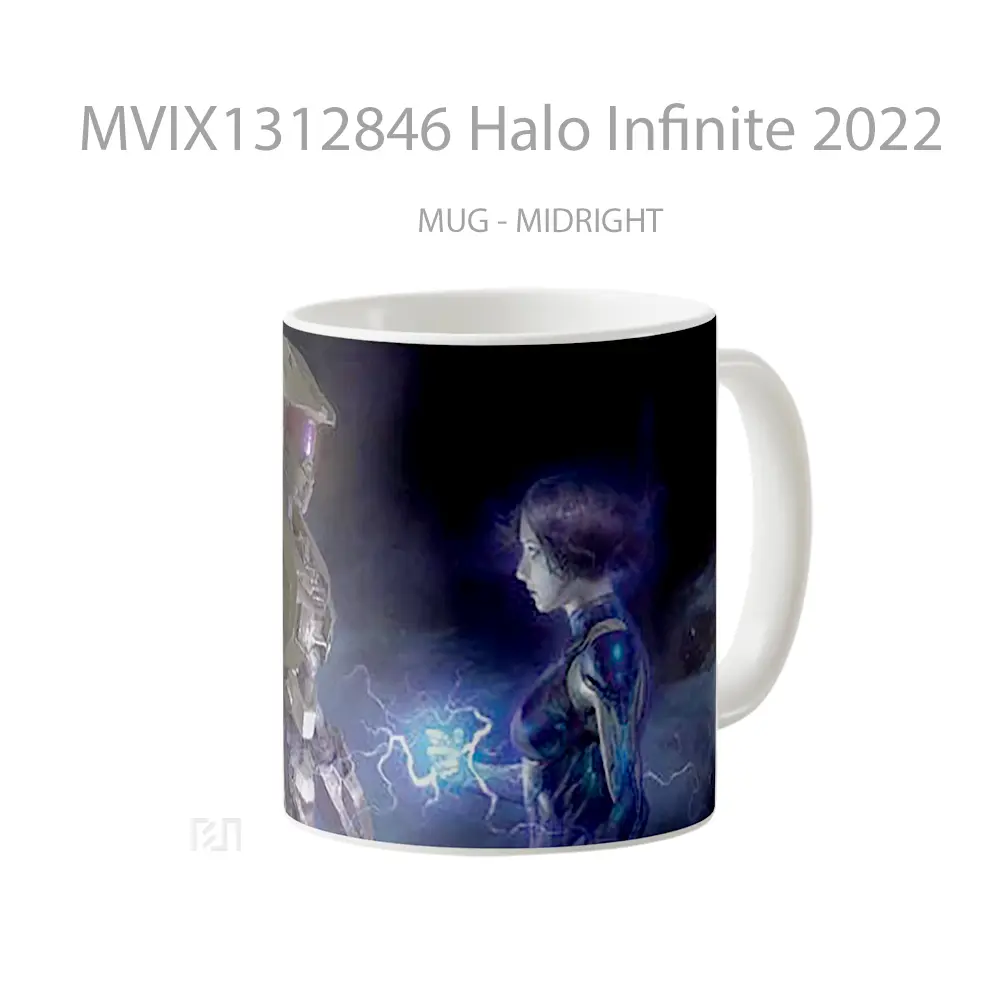 Mug Halo Infinite 2022 Cangkir Gamer - All-side / Desain