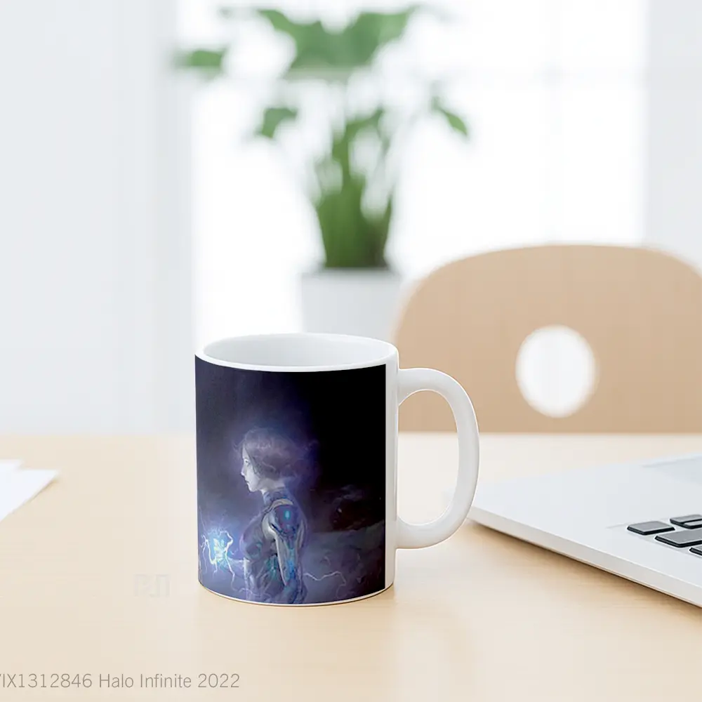 Mug Halo Infinite 2022 Cangkir Gamer - All-side / Desain