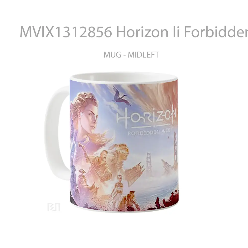 Mug Horizon Ii Forbidden West Gelas Keramik Unik - All-side / Desain