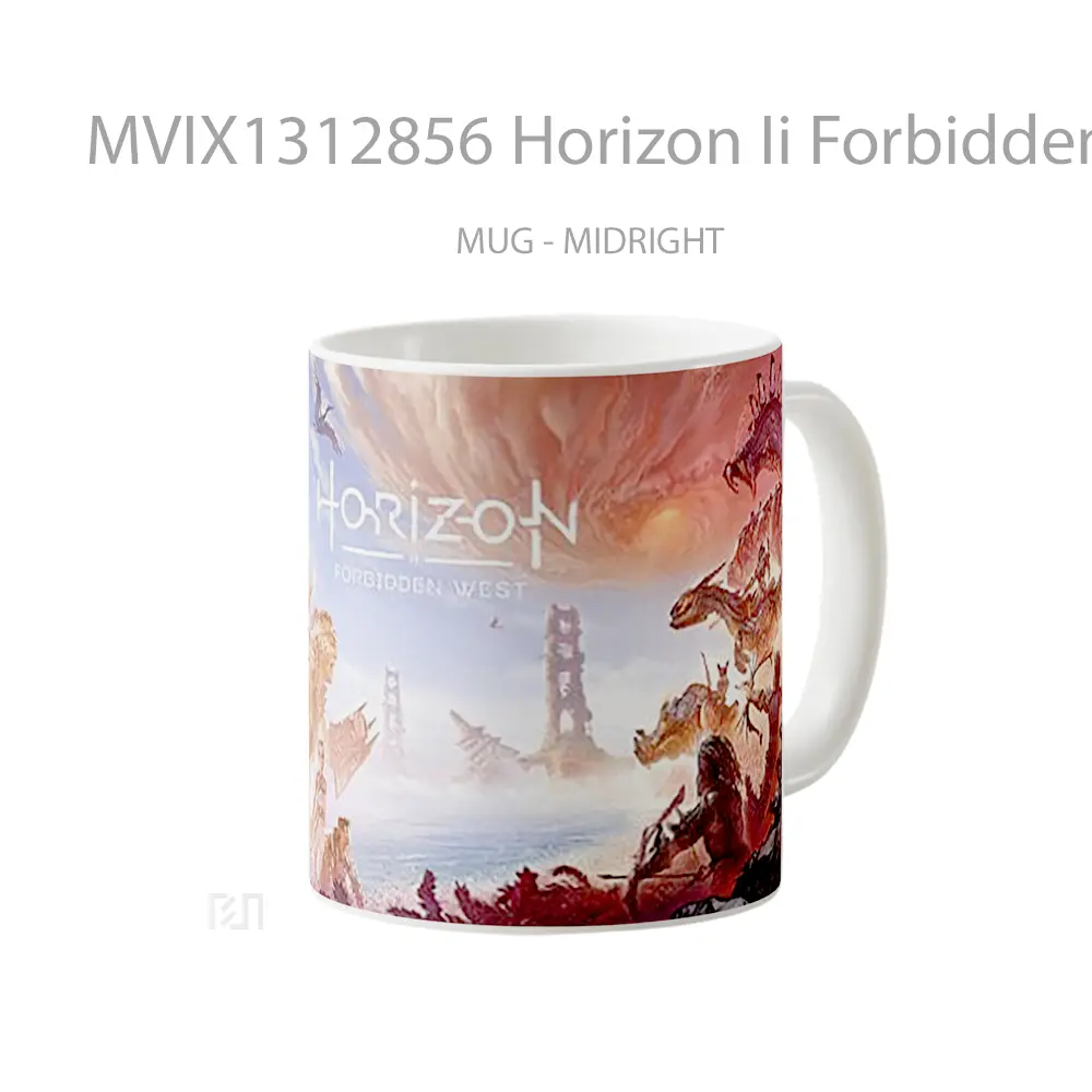 Mug Horizon Ii Forbidden West Gelas Keramik Unik - All-side / Desain