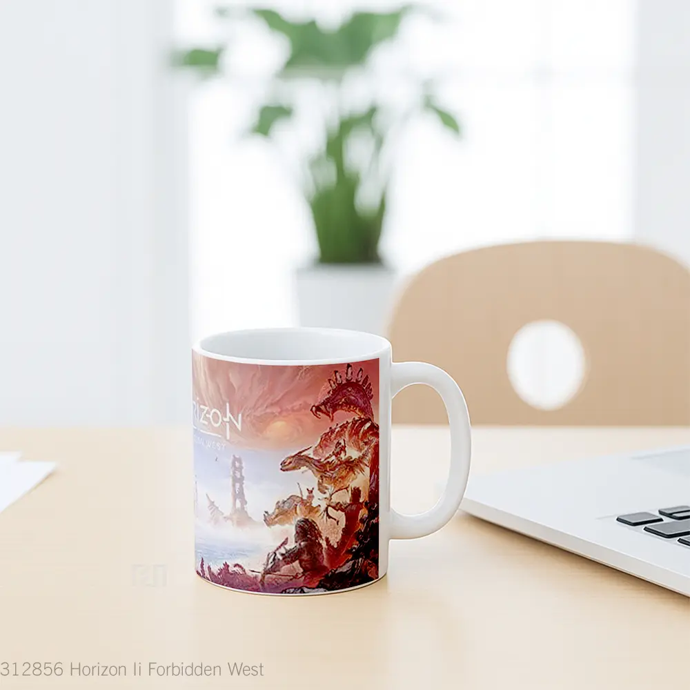 Mug Horizon Ii Forbidden West Gelas Keramik Unik - All-side / Desain