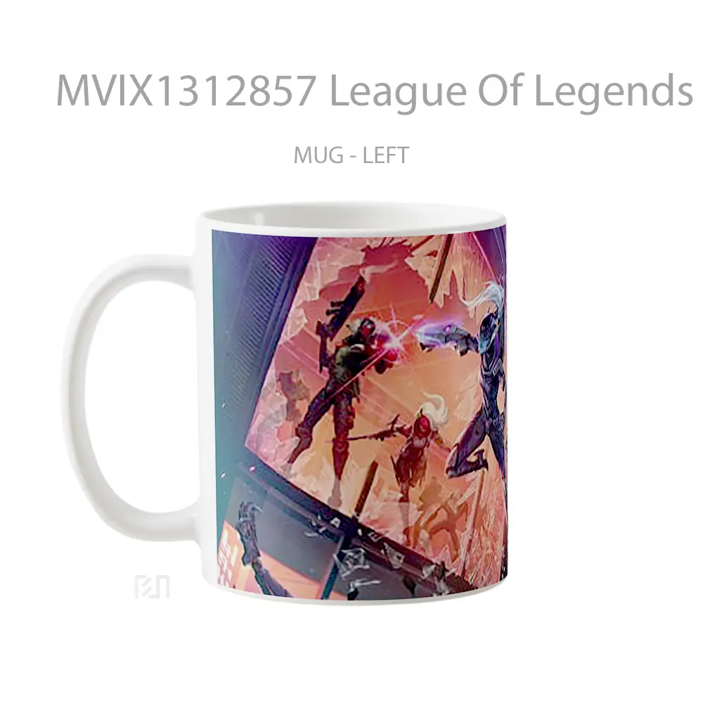 Mug League Of Legends Wild Rift Cangkir Gamer - All-side / Desain