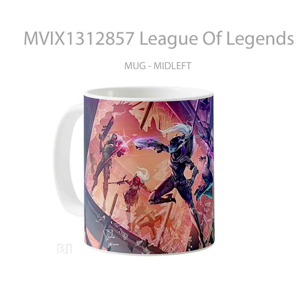 Mug League Of Legends Wild Rift Cangkir Gamer - All-side / Desain