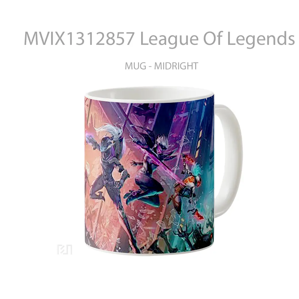 Mug League Of Legends Wild Rift Cangkir Gamer - All-side / Desain