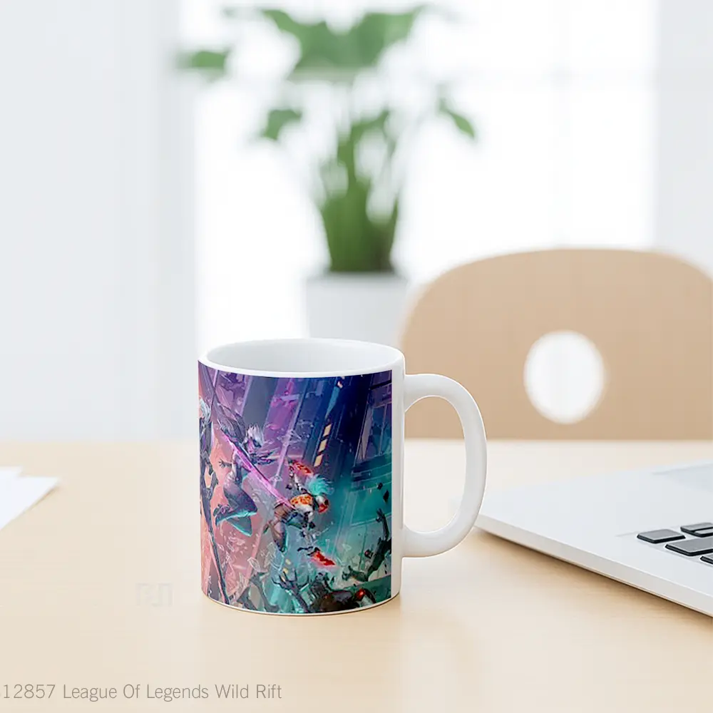 Mug League Of Legends Wild Rift Cangkir Gamer - All-side / Desain