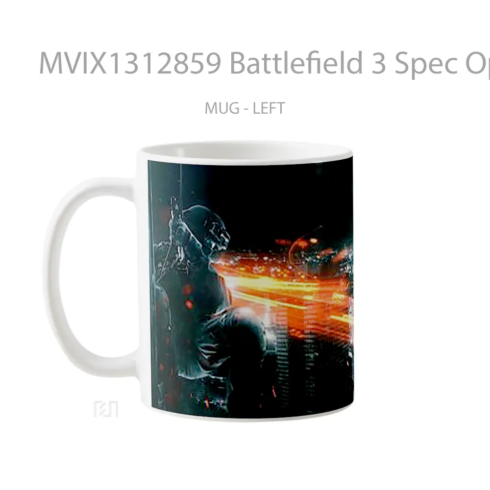 Mug Battlefield 3 Spec Ops Gelas Keramik Unik - All-side / Desain