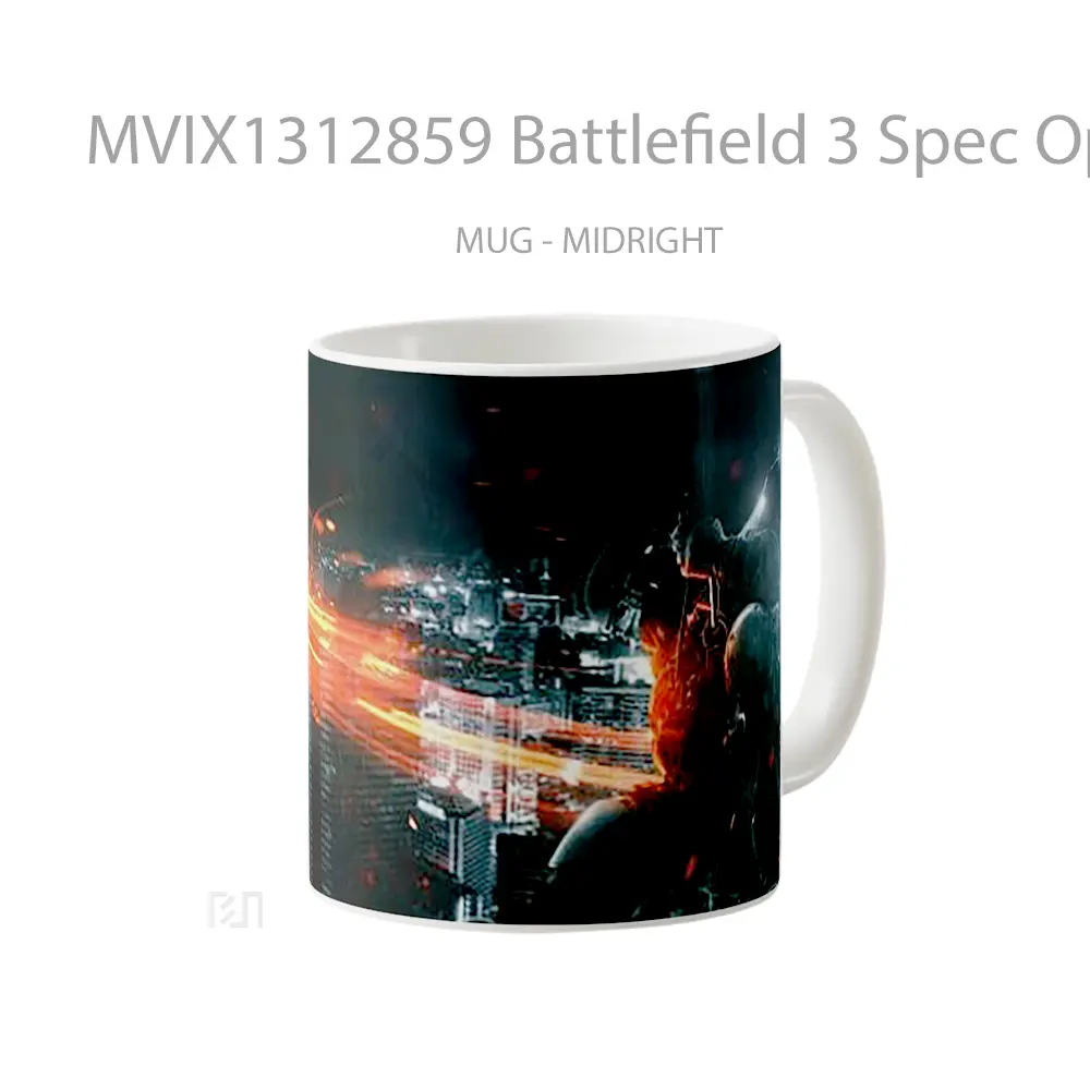 Mug Battlefield 3 Spec Ops Gelas Keramik Unik - All-side / Desain