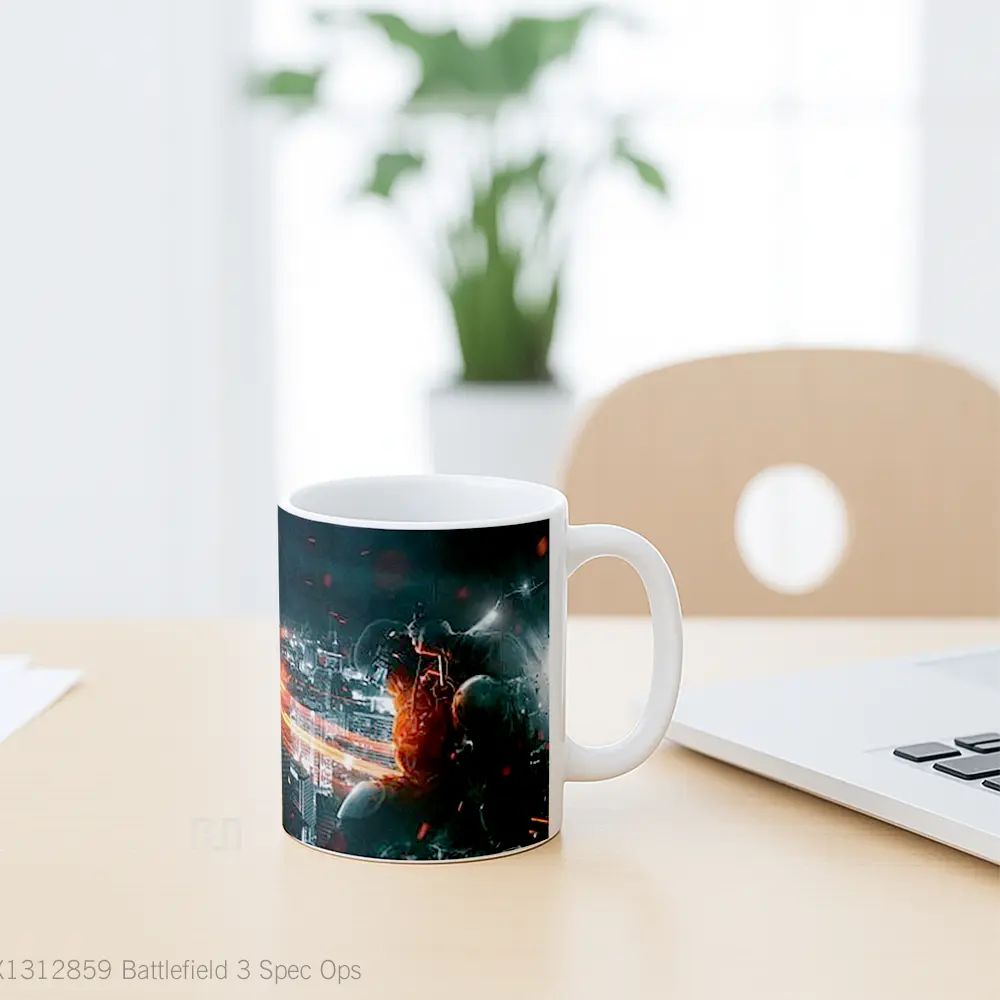 Mug Battlefield 3 Spec Ops Gelas Keramik Unik - All-side / Desain