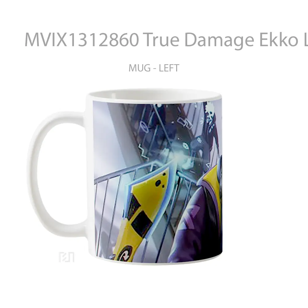 Mug True Damage Ekko League Of Legends Fanart Cangkir Gamer - All-side / Desain
