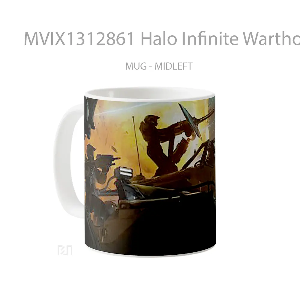 Mug Halo Infinite Warthogs Cangkir Gamer - All-side / Desain