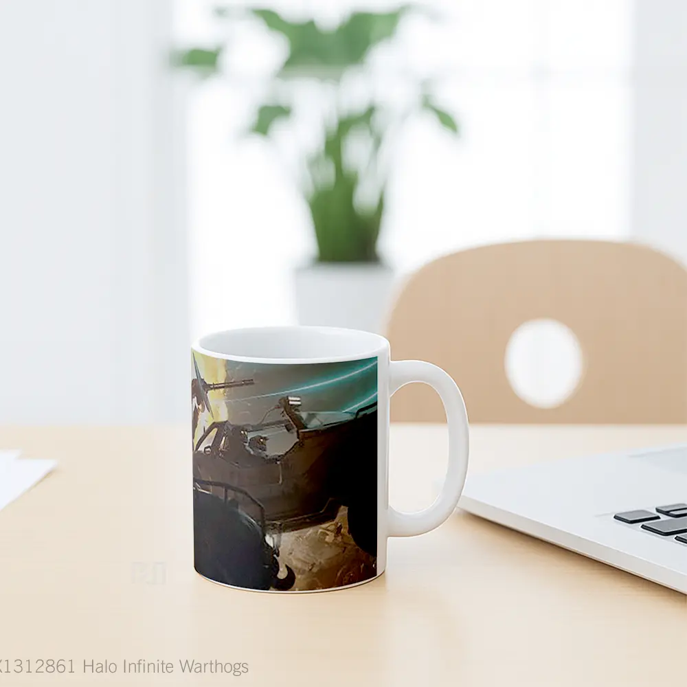Mug Halo Infinite Warthogs Cangkir Gamer - All-side / Desain