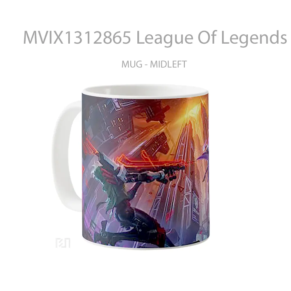 Mug League Of Legends Wild Rift Project Vayne Vs Jhin Cangkir Gamer - All-side / Desain