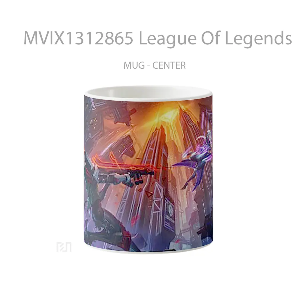Mug League Of Legends Wild Rift Project Vayne Vs Jhin Cangkir Gamer