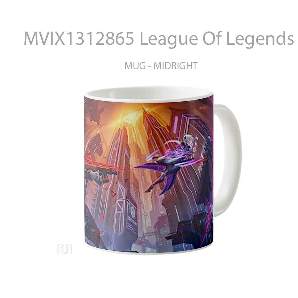 Mug League Of Legends Wild Rift Project Vayne Vs Jhin Cangkir Gamer - All-side / Desain