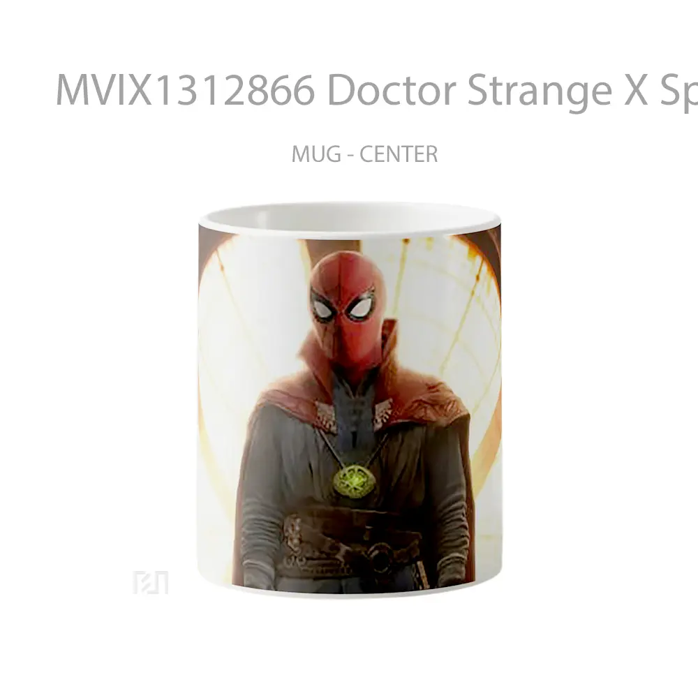 Mug Doctor Strange X Spider Man En El Multiverso De Locura Gelas Superhero