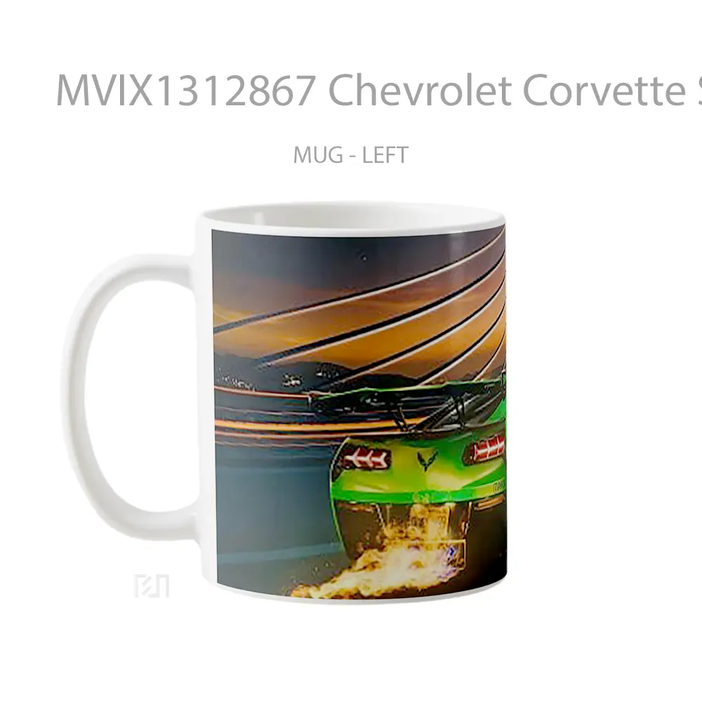 Mug Chevrolet Corvette Stingray Cangkir Mobil - All-side / Desain