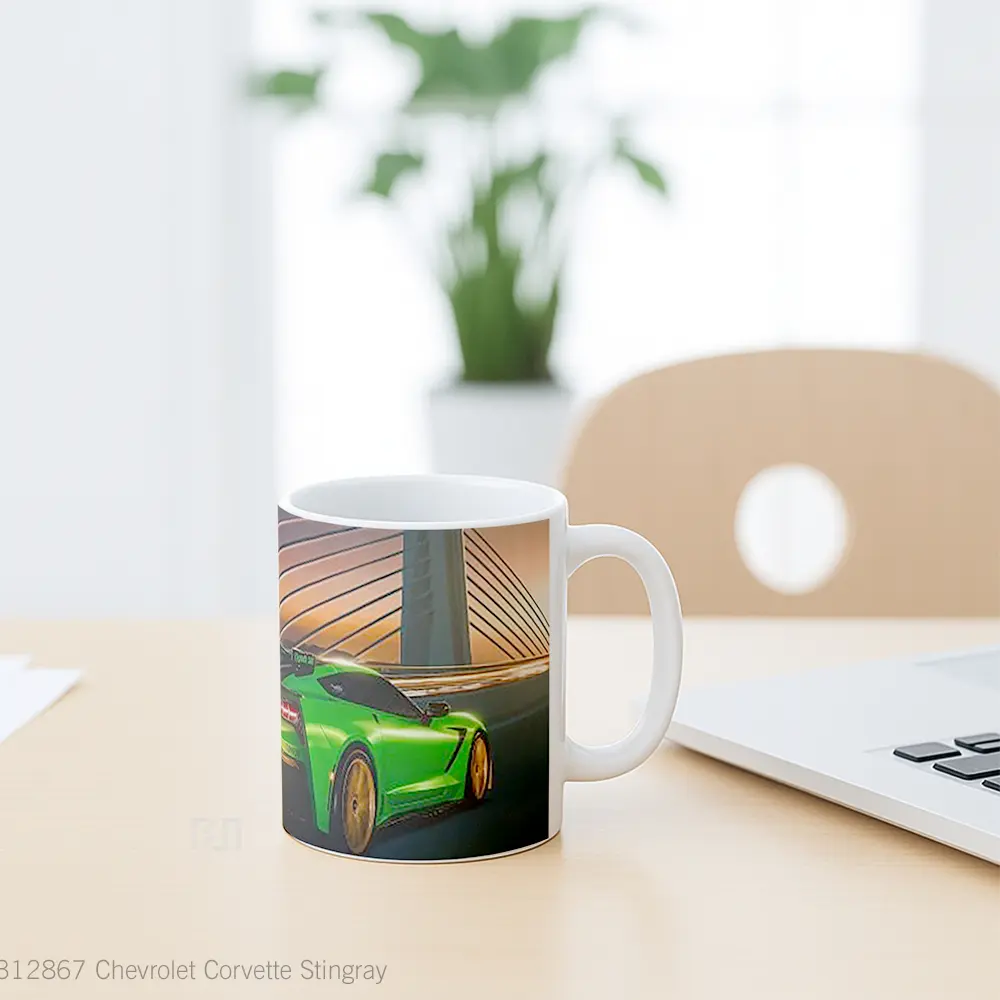 Mug Chevrolet Corvette Stingray Cangkir Mobil - All-side / Desain