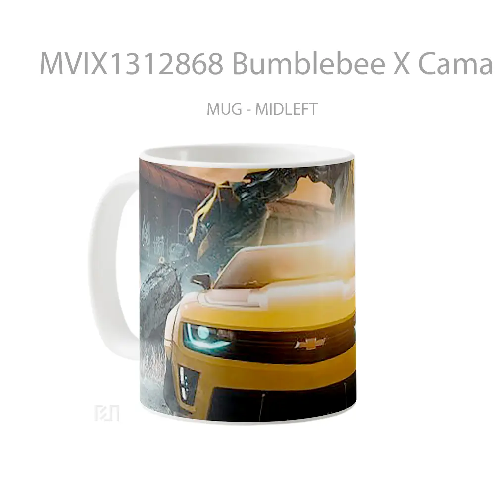 Mug Bumblebee X Camaro Cangkir Mobil - All-side / Desain