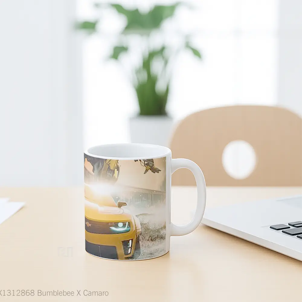 Mug Bumblebee X Camaro Cangkir Mobil - All-side / Desain