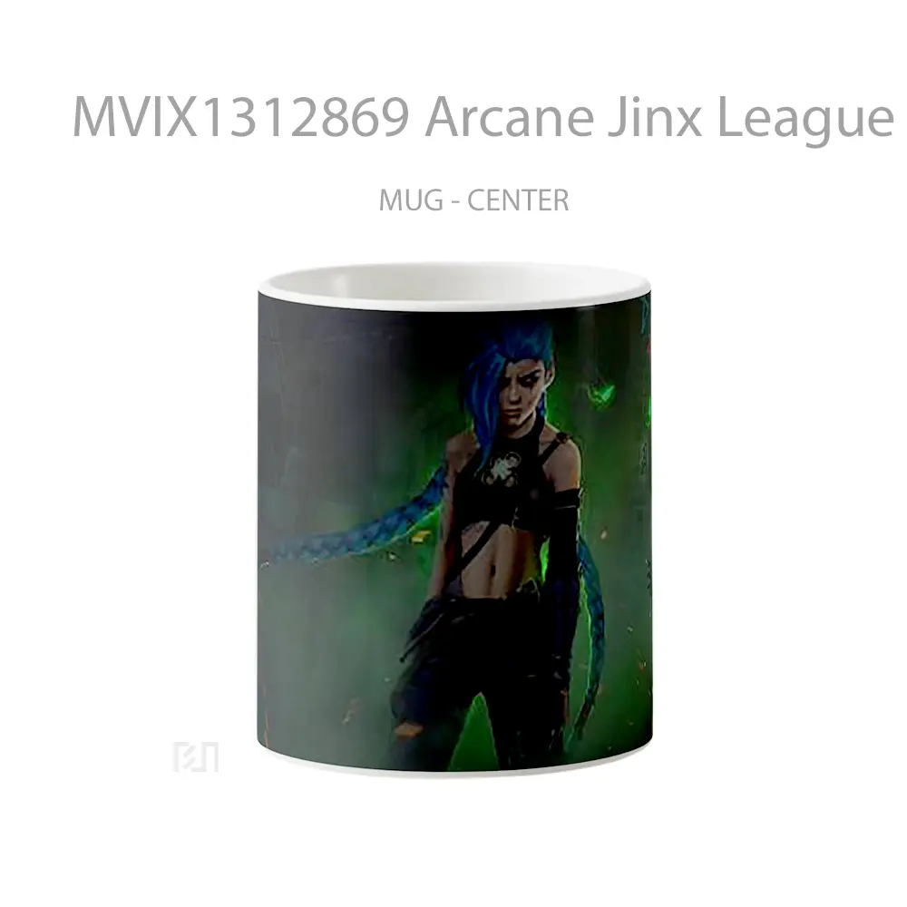Mug Arcane Jinx League Of Legends Cangkir Gamer