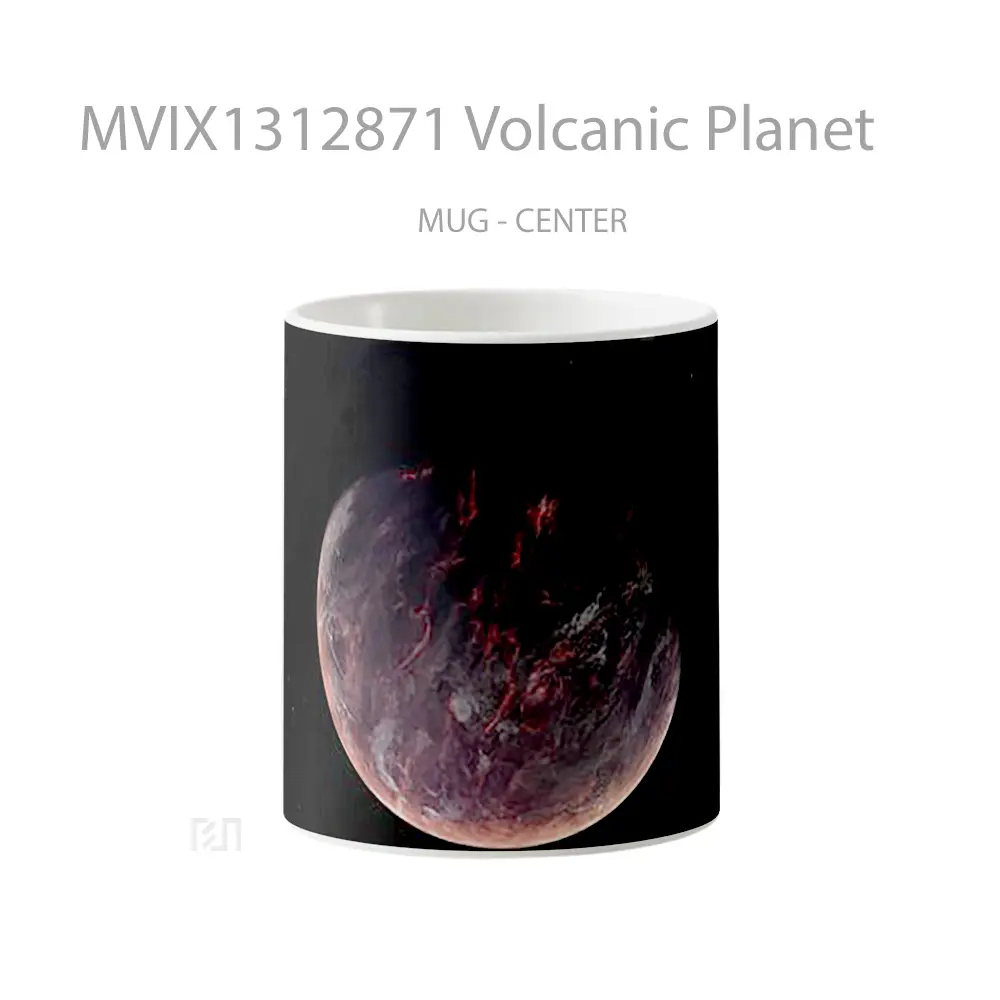 Mug Volcanic Planet Gelas Astronomi