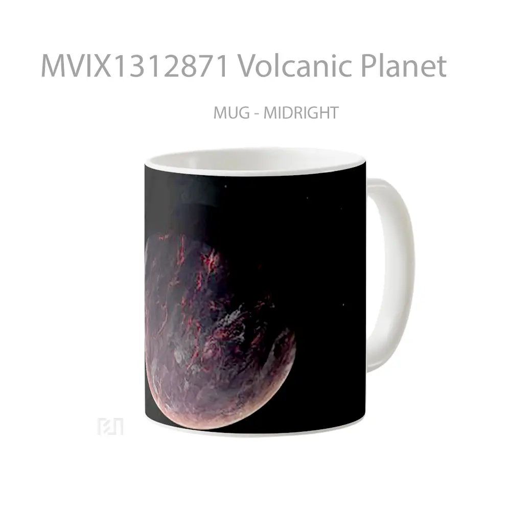 Mug Volcanic Planet Gelas Astronomi - All-side / Desain
