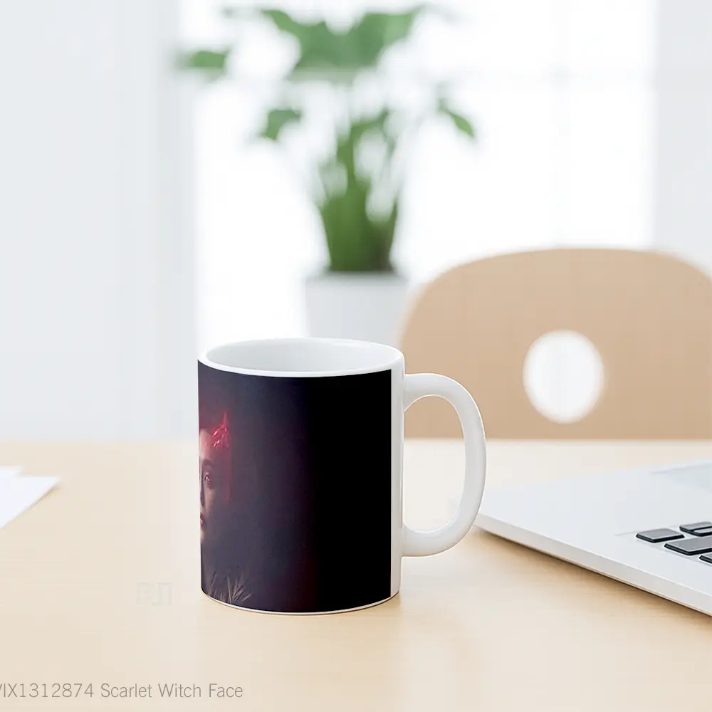 Mug Scarlet Witch Face Gelas Superhero - All-side / Desain