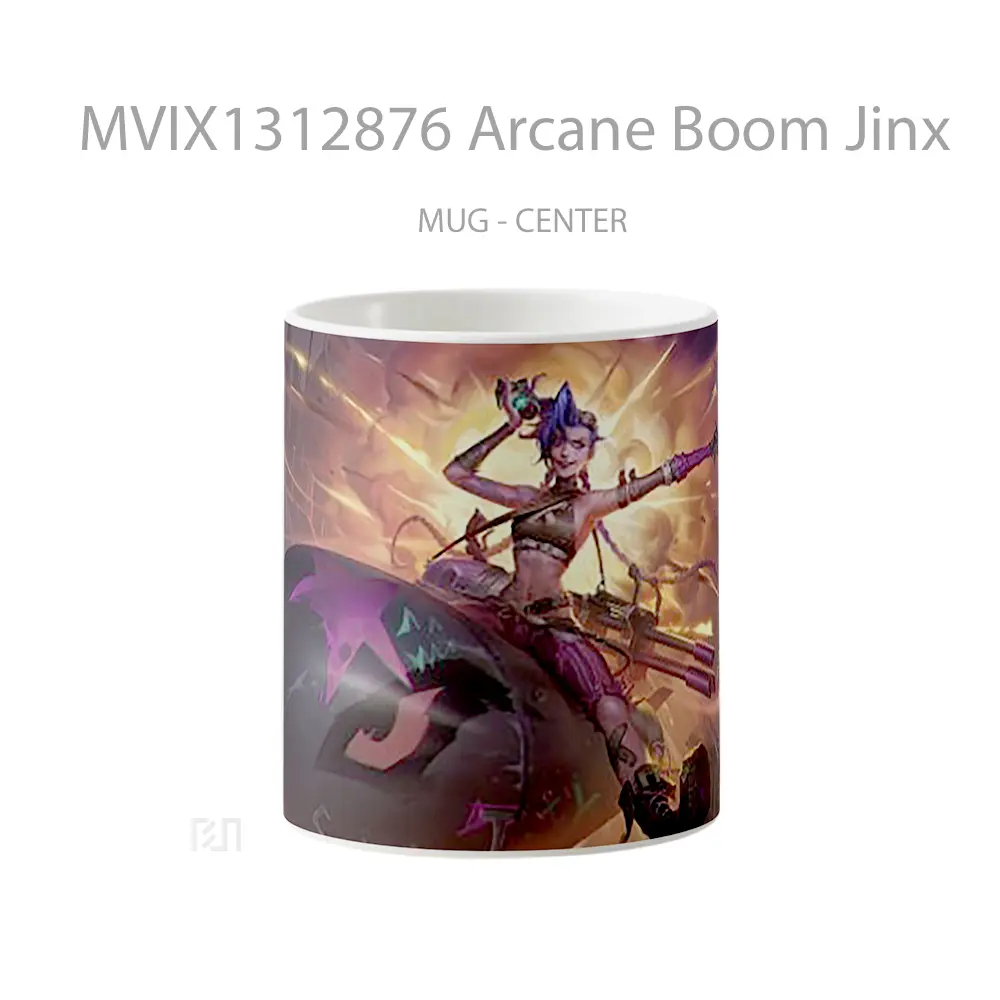 Mug Arcane Boom Jinx Gelas Keramik Unik