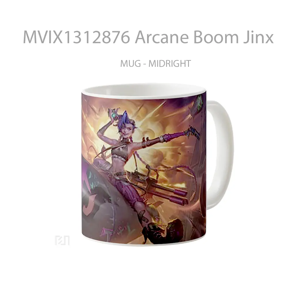 Mug Arcane Boom Jinx Gelas Keramik Unik - All-side / Desain