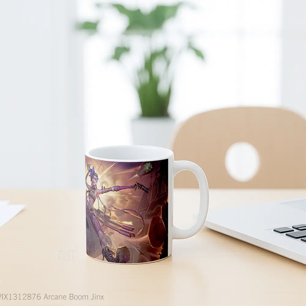 Mug Arcane Boom Jinx Gelas Keramik Unik - All-side / Desain