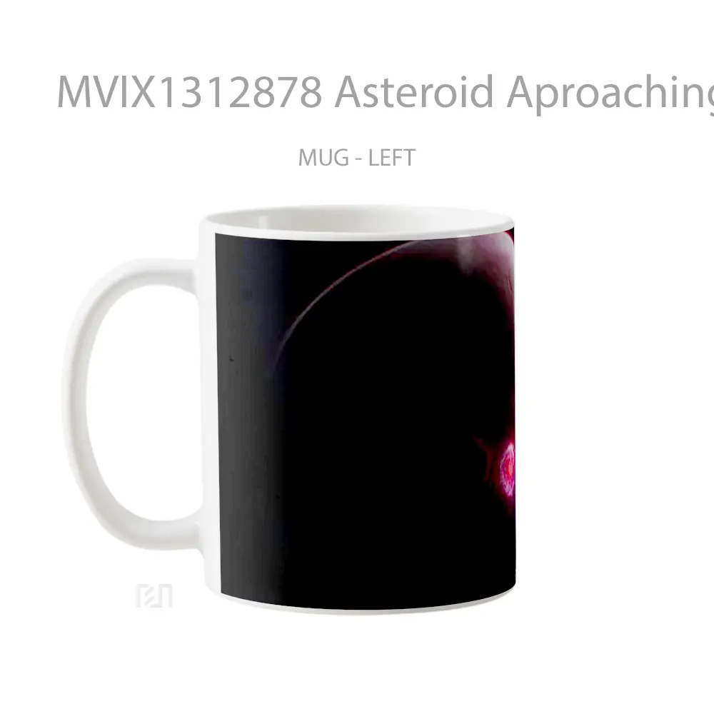 Mug Asteroid Aproaching A Planet Gelas Astronomi - All-side / Desain