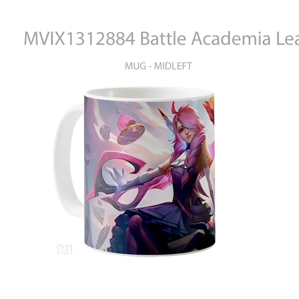 Mug Battle Academia League Of Legends Cangkir Gamer - All-side / Desain