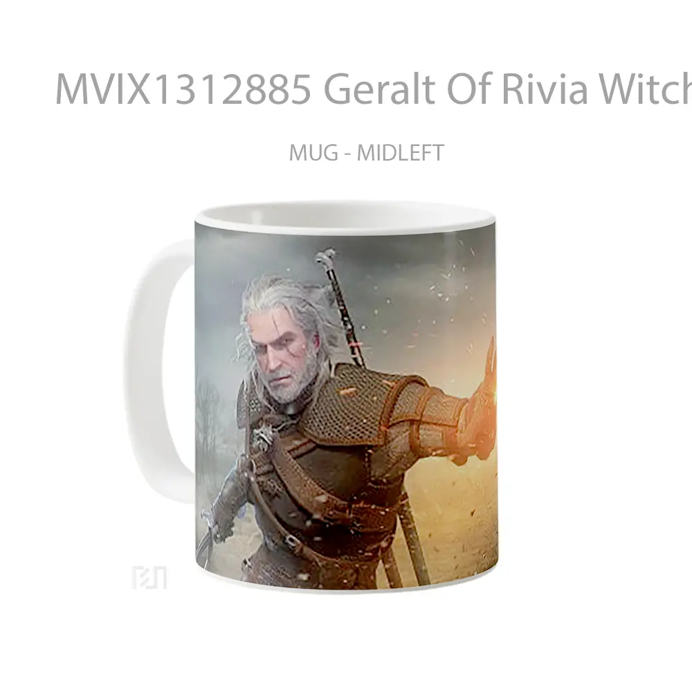 Mug Geralt Of Rivia Witcher Gelas Keramik Unik - All-side / Desain