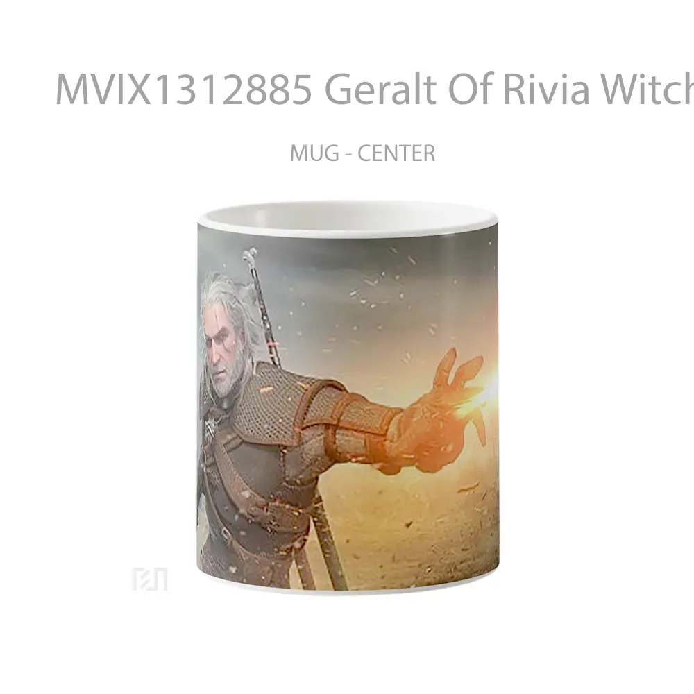 Mug Geralt Of Rivia Witcher Gelas Keramik Unik
