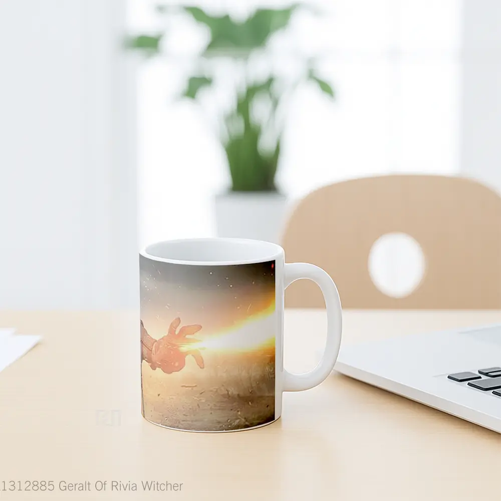 Mug Geralt Of Rivia Witcher Gelas Keramik Unik - All-side / Desain