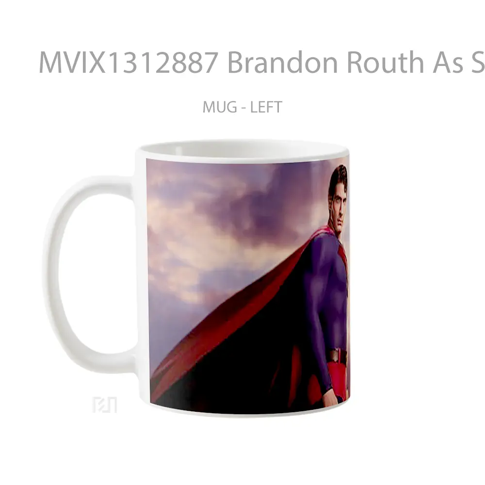 Mug Brandon Routh As Superman Gelas Superhero - All-side / Desain