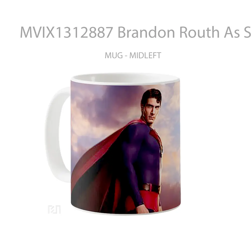 Mug Brandon Routh As Superman Gelas Superhero - All-side / Desain