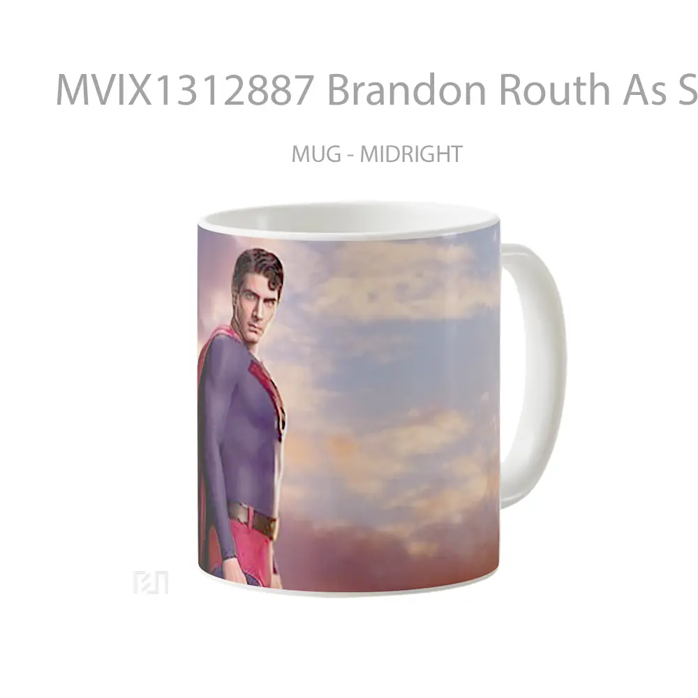 Mug Brandon Routh As Superman Gelas Superhero - All-side / Desain