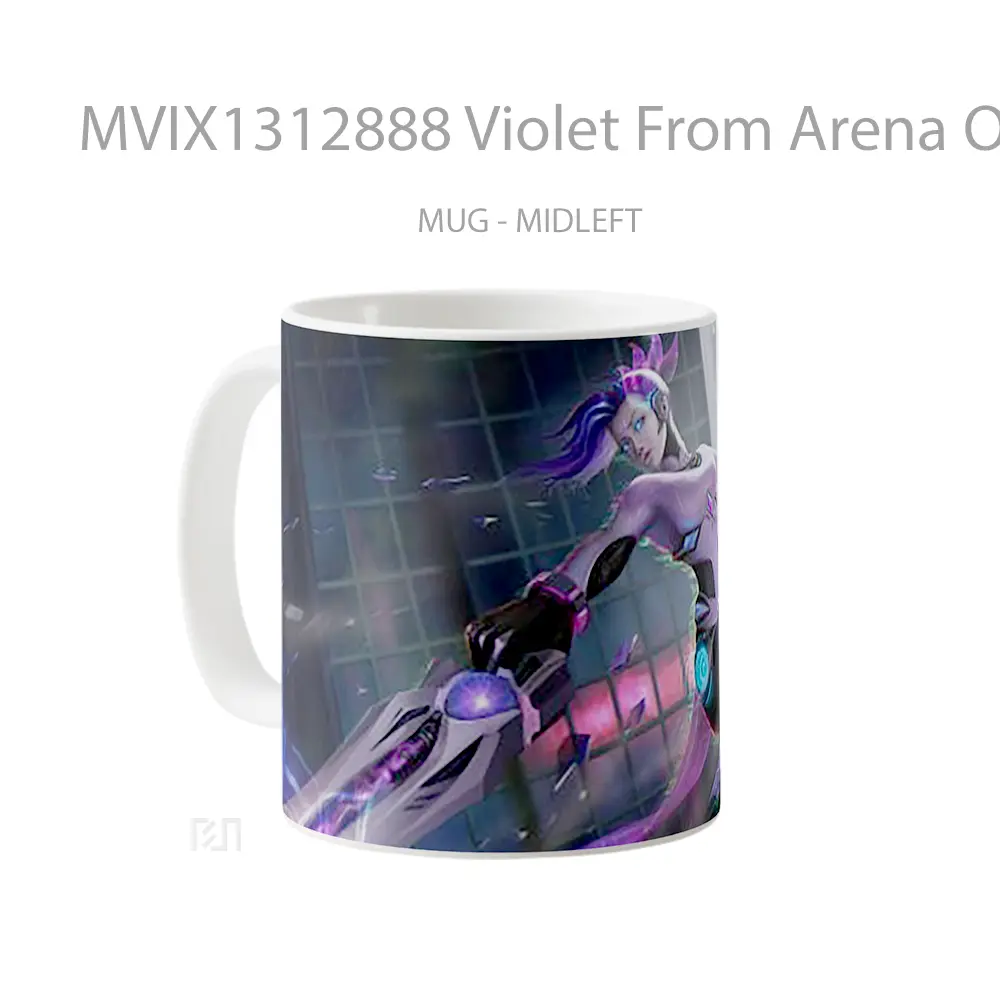 Mug Violet From Arena Of Valor Fanart Gelas Keramik Unik - All-side / Desain