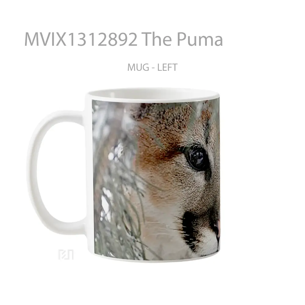 Mug The Puma Gelas Keramik Unik - All-side / Desain