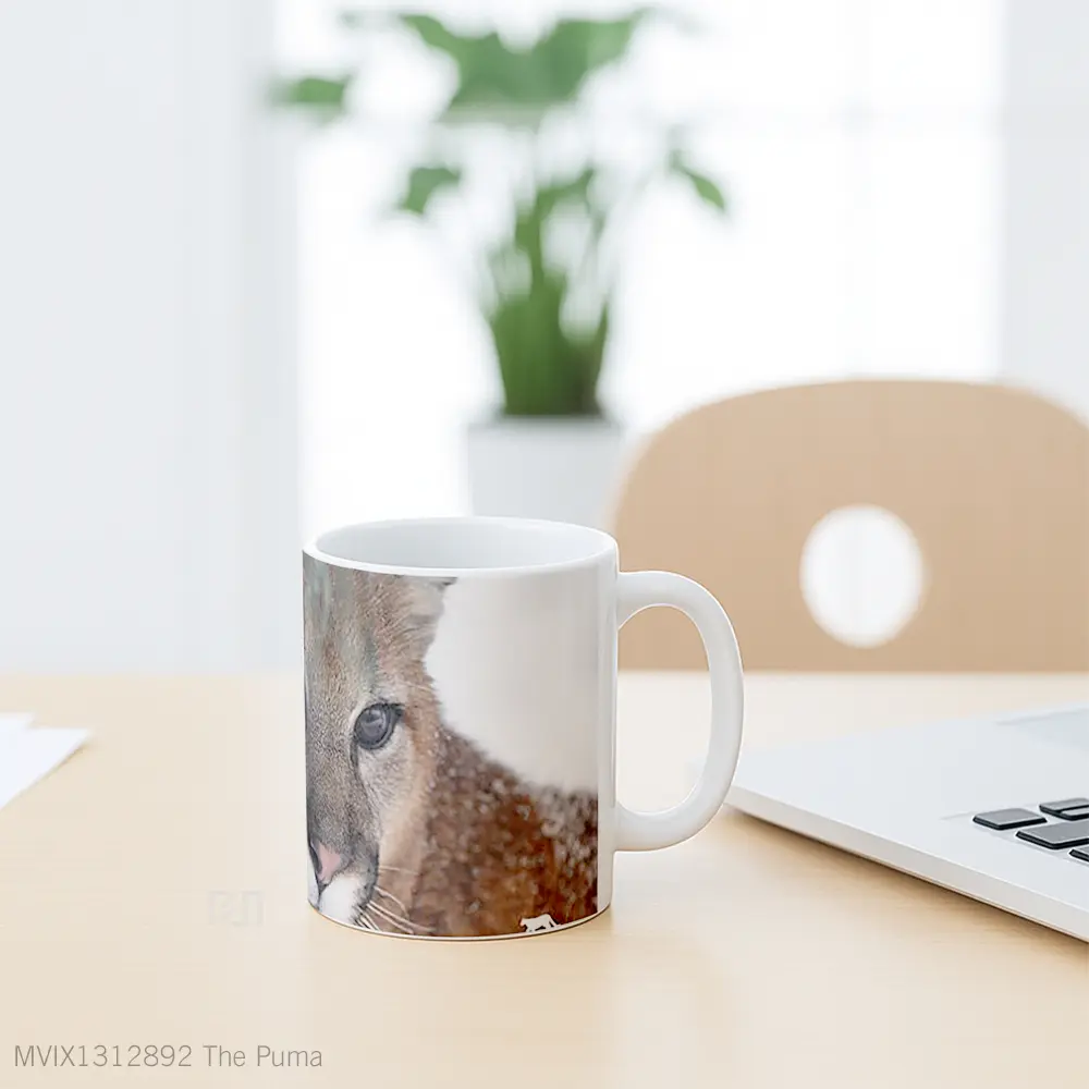 Mug The Puma Gelas Keramik Unik - All-side / Desain
