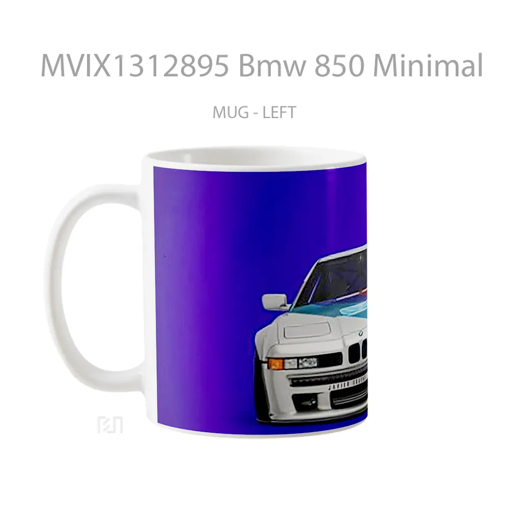 Mug Bmw 850 Minimal Cangkir Mobil - All-side / Desain