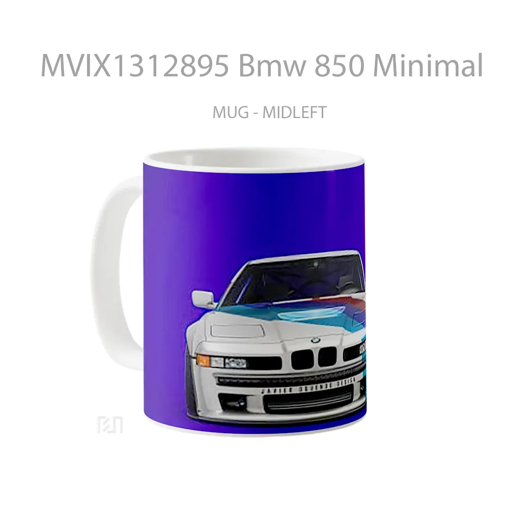 Mug Bmw 850 Minimal Cangkir Mobil - All-side / Desain