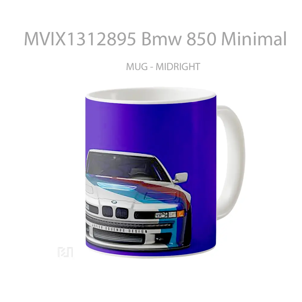 Mug Bmw 850 Minimal Cangkir Mobil - All-side / Desain