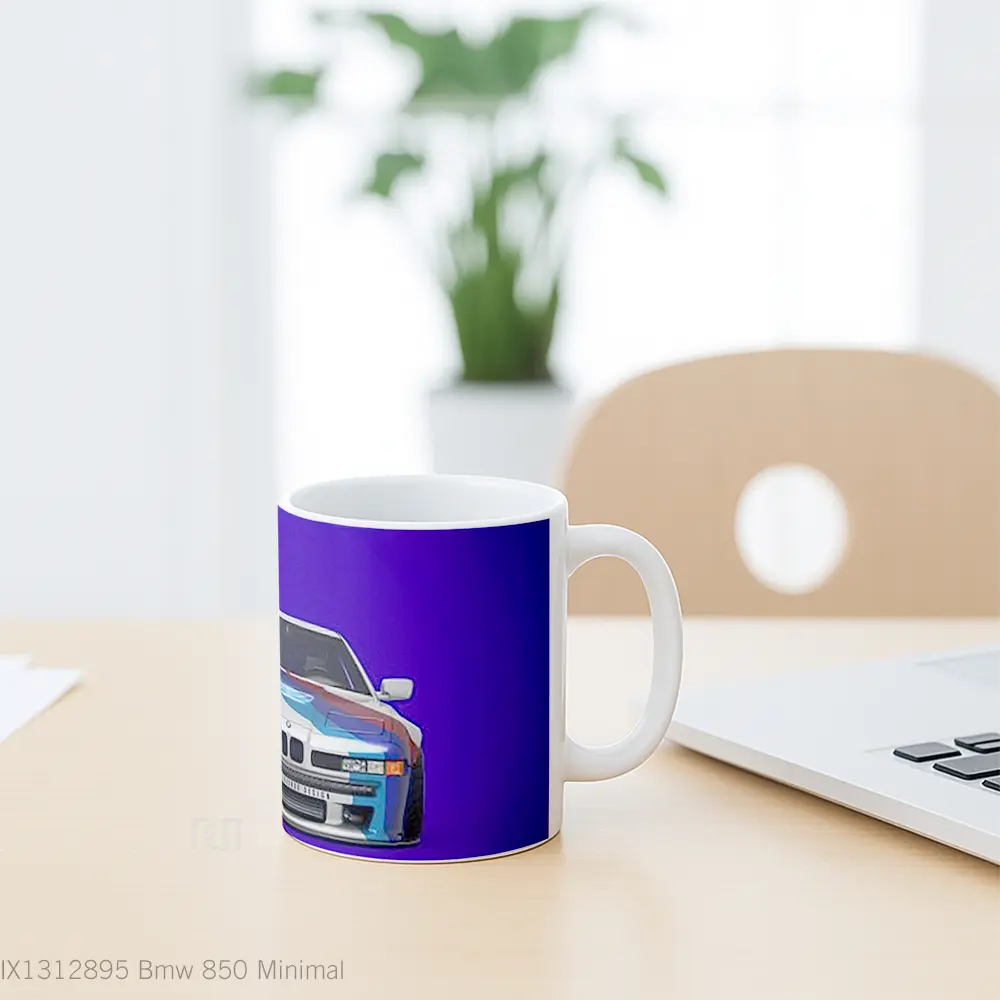 Mug Bmw 850 Minimal Cangkir Mobil - All-side / Desain