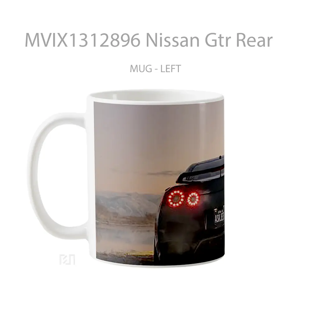 Mug Nissan Gtr Rear Cangkir Mobil - All-side / Desain