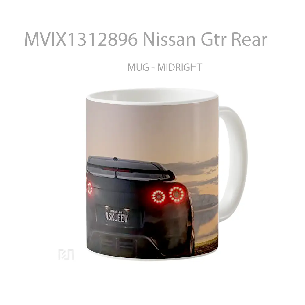 Mug Nissan Gtr Rear Cangkir Mobil - All-side / Desain