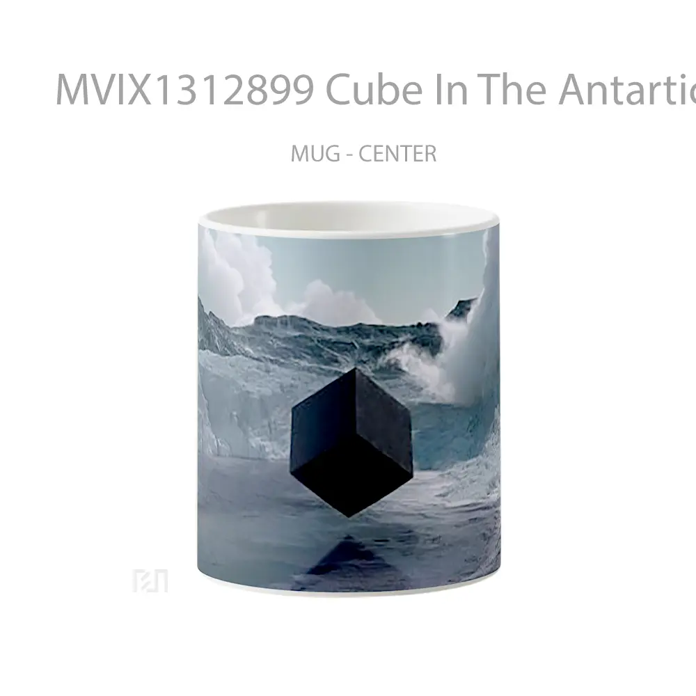 Mug Cube In The Antartica Gelas Keramik Unik