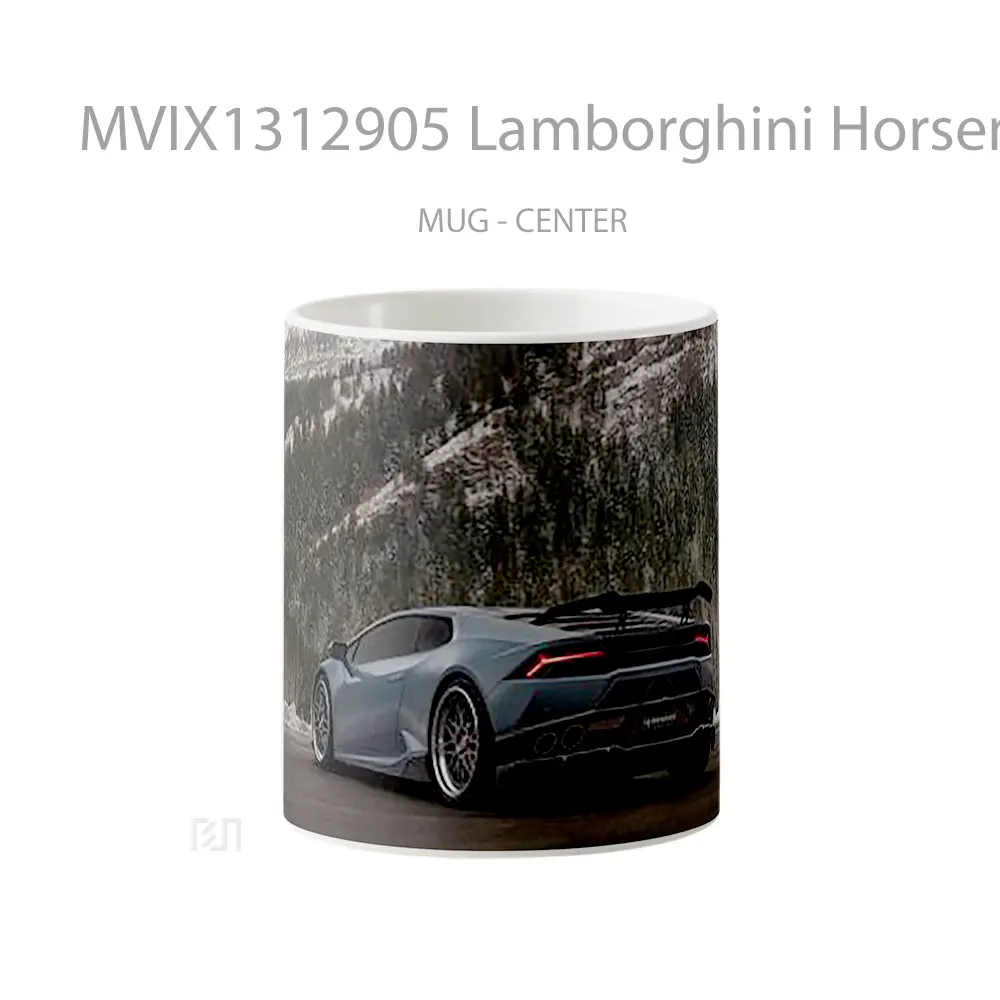 Mug Lamborghini Horseman Racing Cangkir Mobil